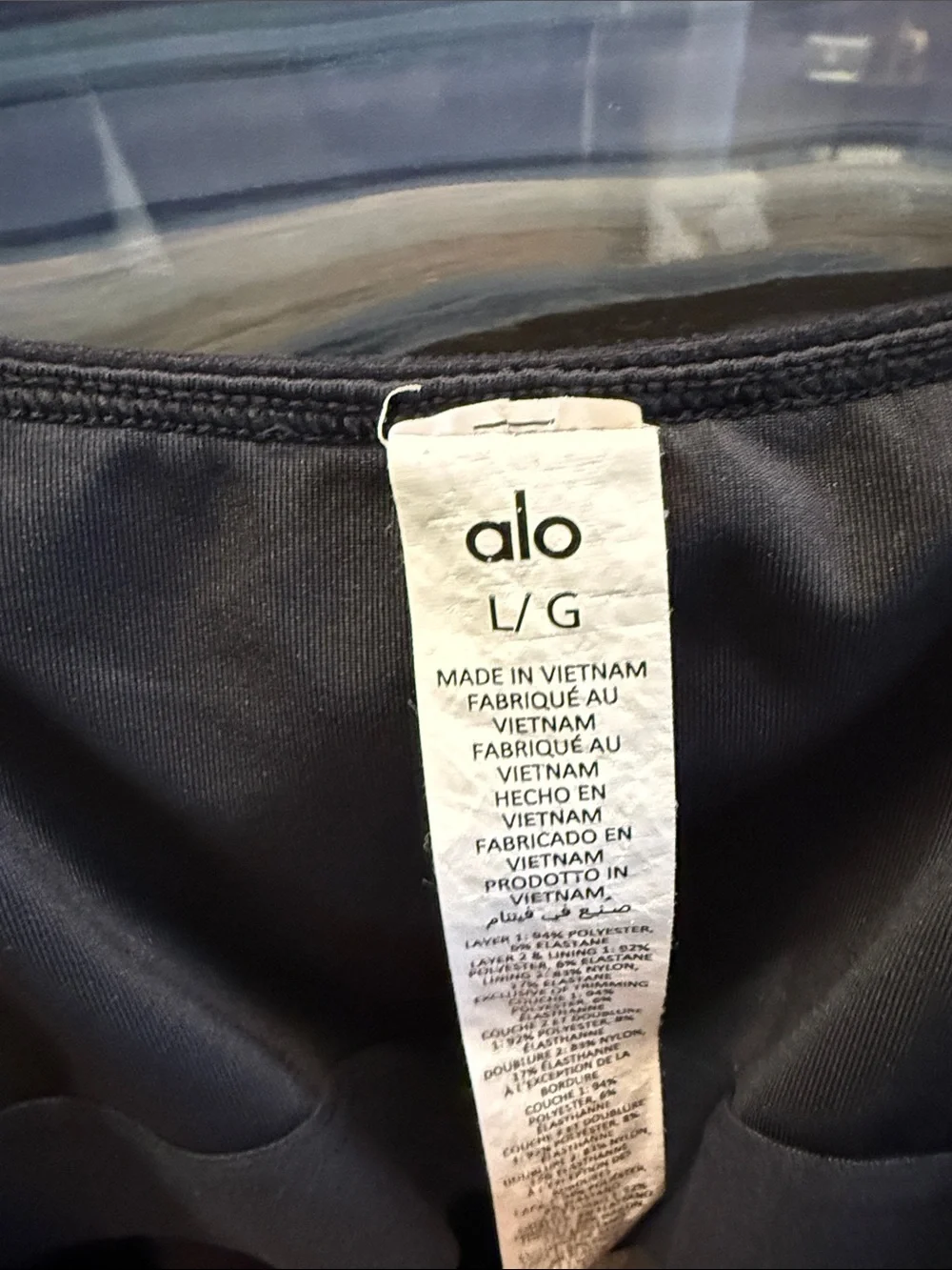 ALO Yoga Black Spaghetti Strap Athletic Dress L - Picture 2 of 3